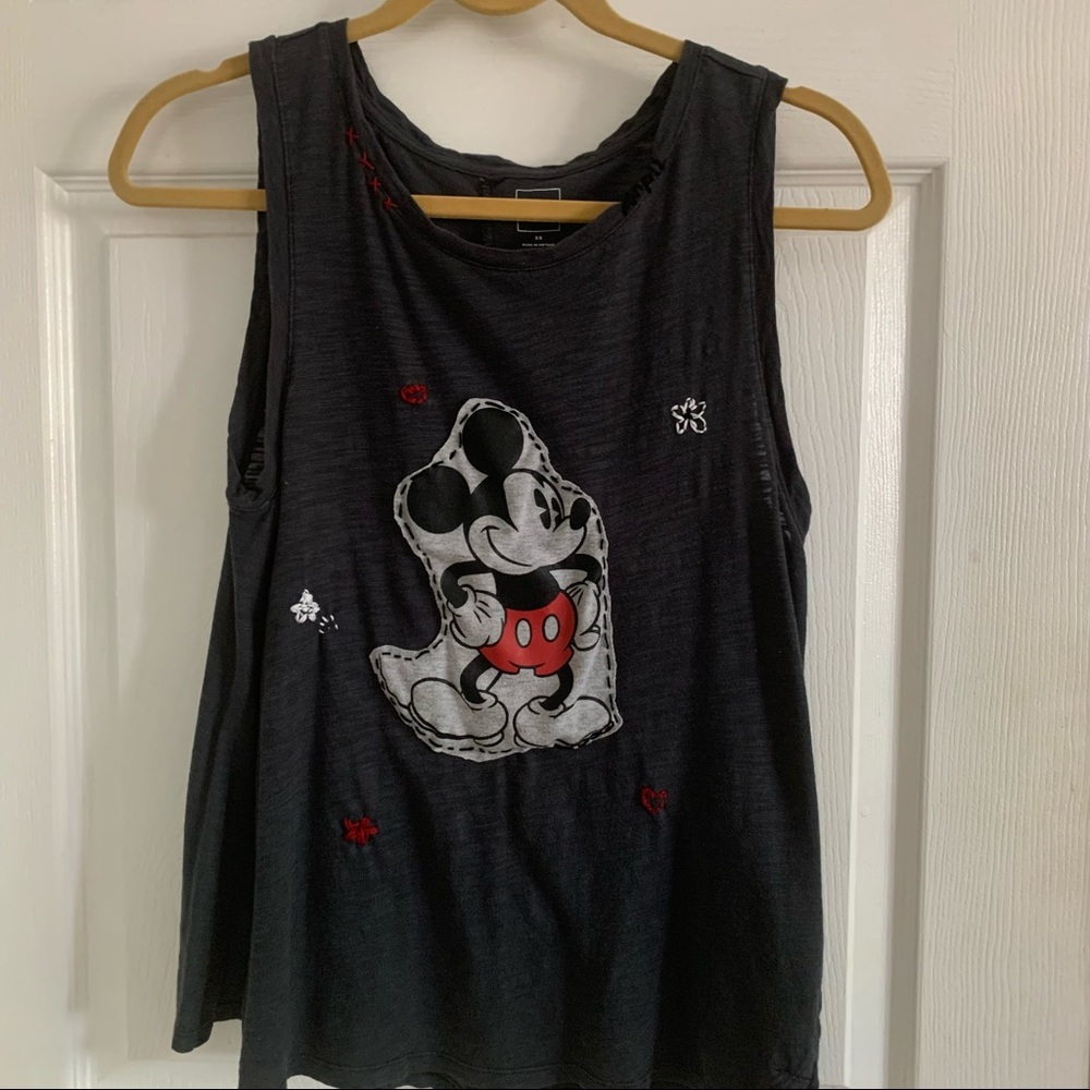 Embroidered Mickey Mouse Tank - Picture 2 of 4